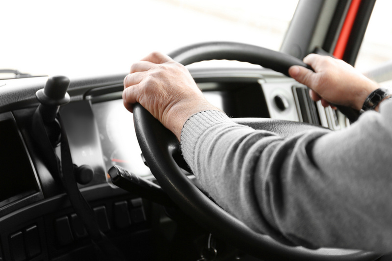 Driver CPC on the Isle of Wight and Hampshire HGV Steering Wheel